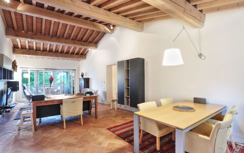 Unterkunft La Terrazza: Esszimmer