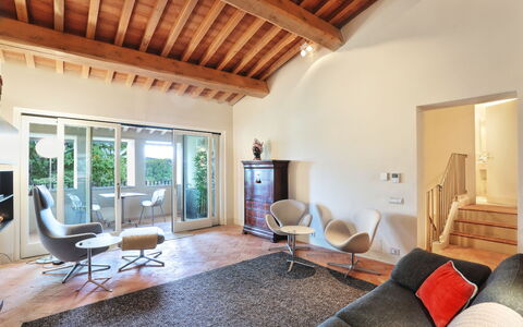 Unterkunft La Terrazza: Wohnzimmer