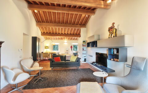 Unterkunft La Terrazza: Wohnzimmer