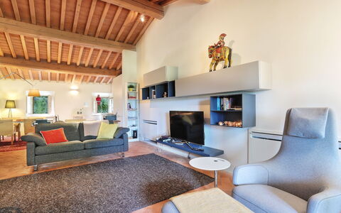 Unterkunft La Terrazza: Wohnzimmer