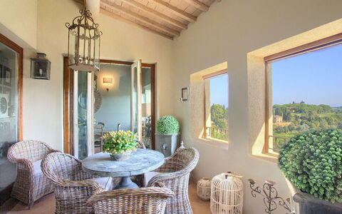 Unterkunft La Loggia: Wohnzimmer