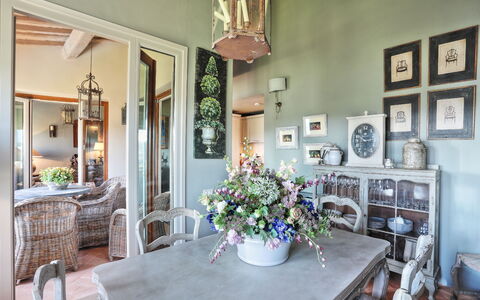 Unterkunft La Loggia: Esszimmer