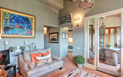 Unterkunft La Loggia: Wohnzimmer