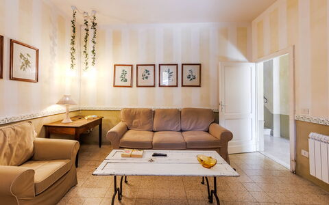 Unterkunft Giallone: Wohnzimmer