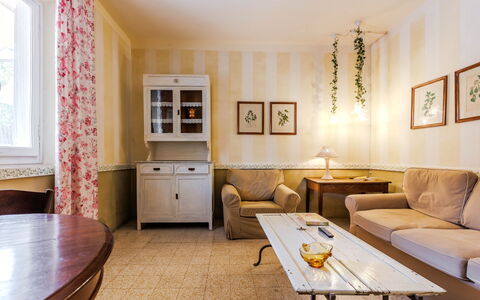 Unterkunft Giallone: Wohnzimmer