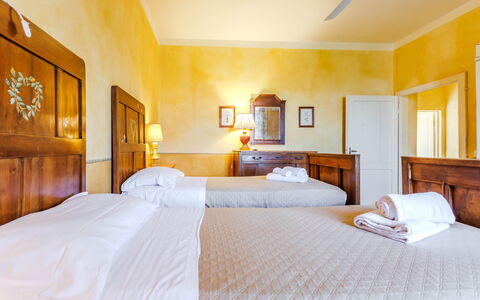 Unterkunft Giallone: Schlafzimmer