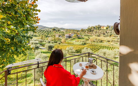 Unterkunft Rossello: Balkon / Terrasse / Patio, Zimmerdetails