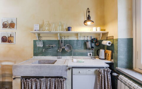 Unterkunft Verderame: Küche