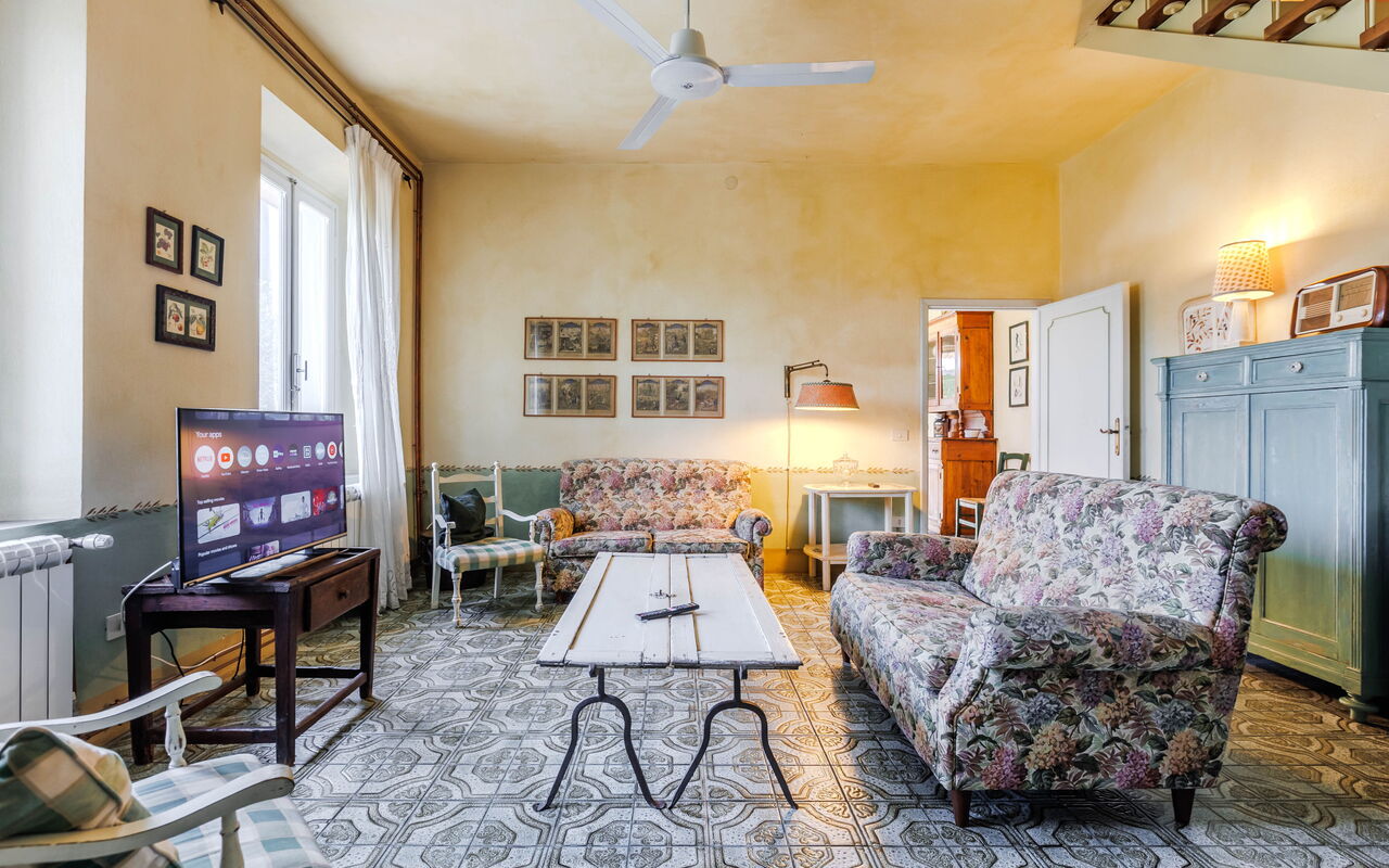 Unterkunft Verderame: Wohnzimmer