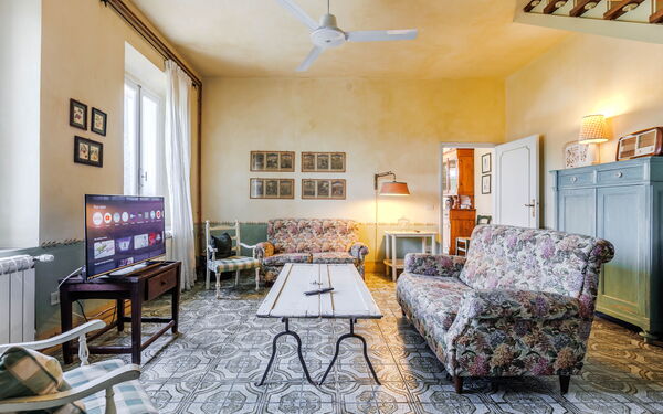 Unterkunft Verderame: Wohnzimmer