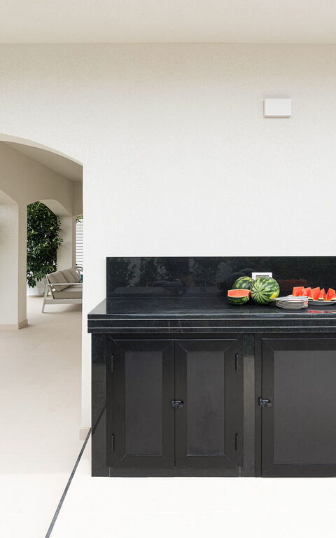 Villa Hermes: Außen, Draussen