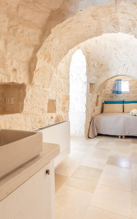 Trullo Adea: Schlafzimmer