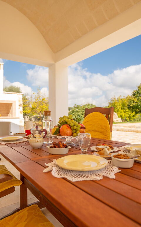 Trullo Adea: Außen, Balkon / Terrasse / Patio, Draussen