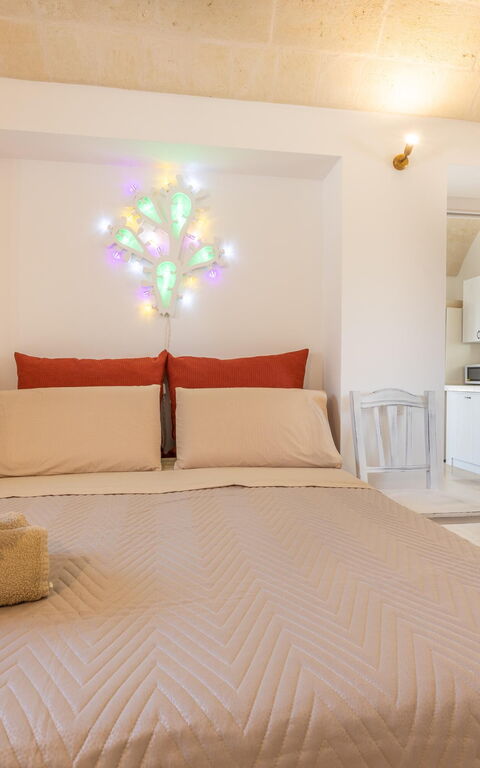 Trullo Adea: Schlafzimmer