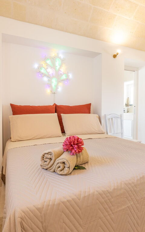 Trullo Adea: Schlafzimmer