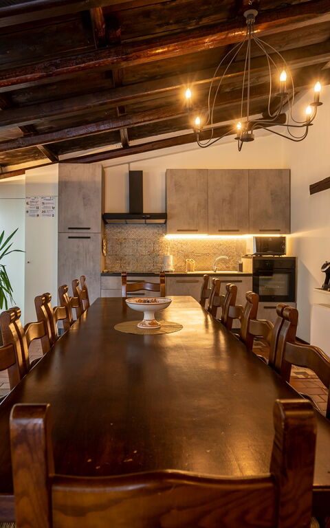 Villa Ca Viola: Esszimmer, Küche