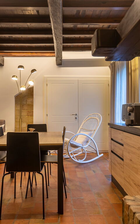 Villa Ca Viola: Küche, Wohnzimmer