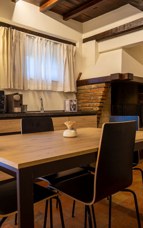 Villa Ca Viola: Küche, Wohnzimmer