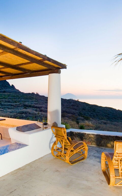 L'ulivo Di Pollara: Ansichten, Außen, Balkon / Terrasse / Patio, Draussen