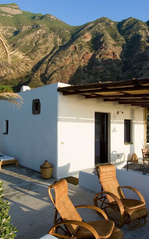 L'ulivo Di Pollara: Außen, Balkon / Terrasse / Patio, Draussen, Haupteingang