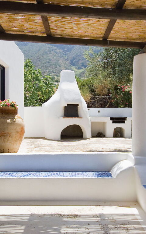 L'ulivo Di Pollara: Außen, Balkon / Terrasse / Patio, Draussen