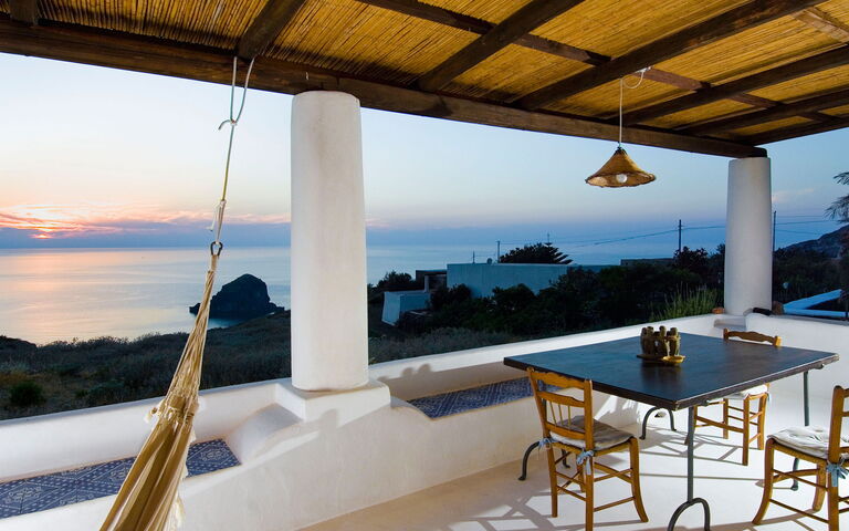 L'ulivo Di Pollara: Ansichten, Außen, Balkon / Terrasse / Patio, Draussen