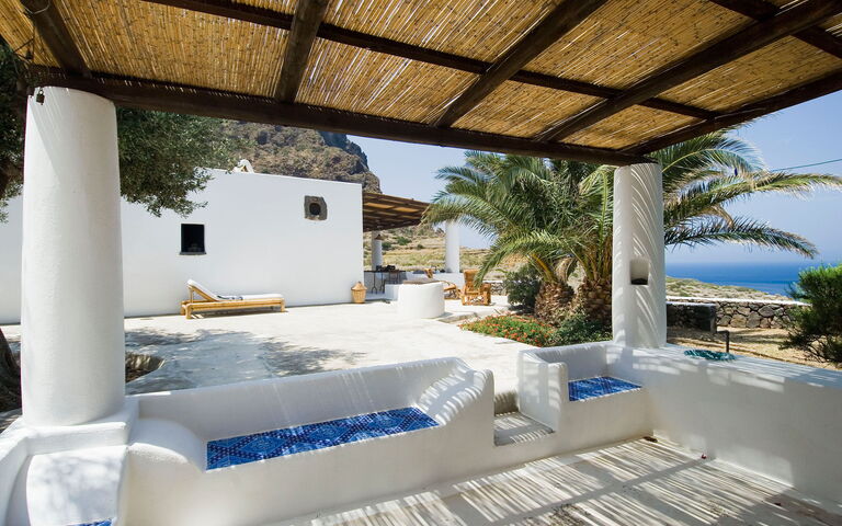 L'ulivo Di Pollara: Ansichten, Außen, Balkon / Terrasse / Patio, Draussen