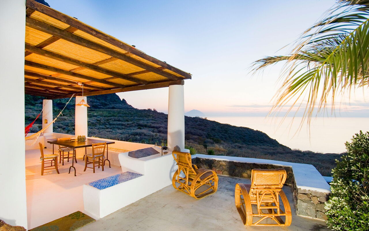 L'ulivo Di Pollara: Ansichten, Außen, Balkon / Terrasse / Patio, Draussen