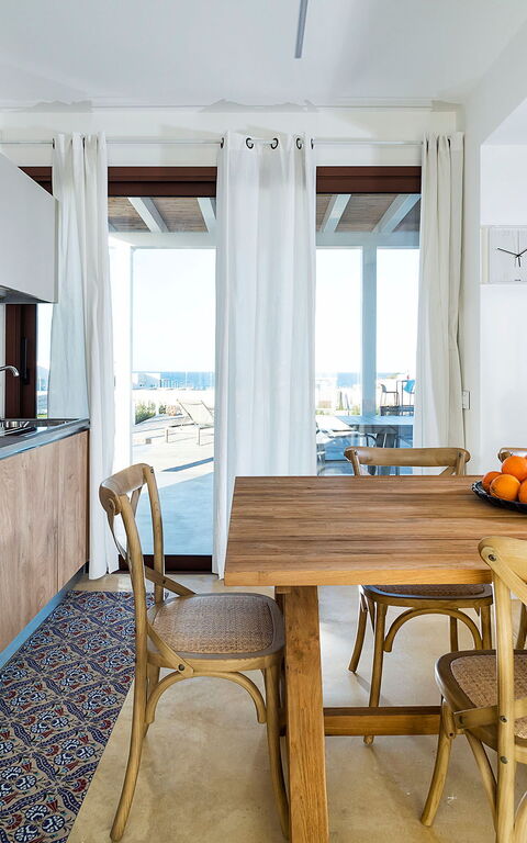 Villa San Lorenzo Ulivo: Küche, Wohnzimmer