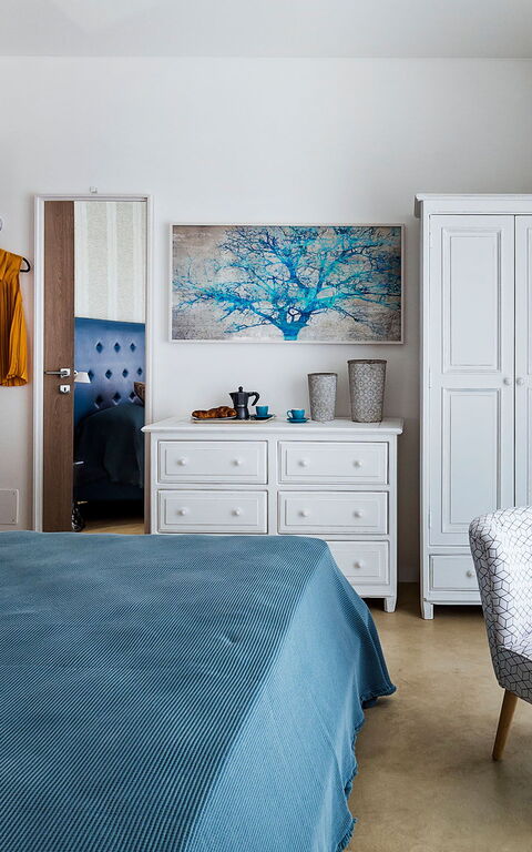 Villa San Lorenzo Ulivo: Schlafzimmer