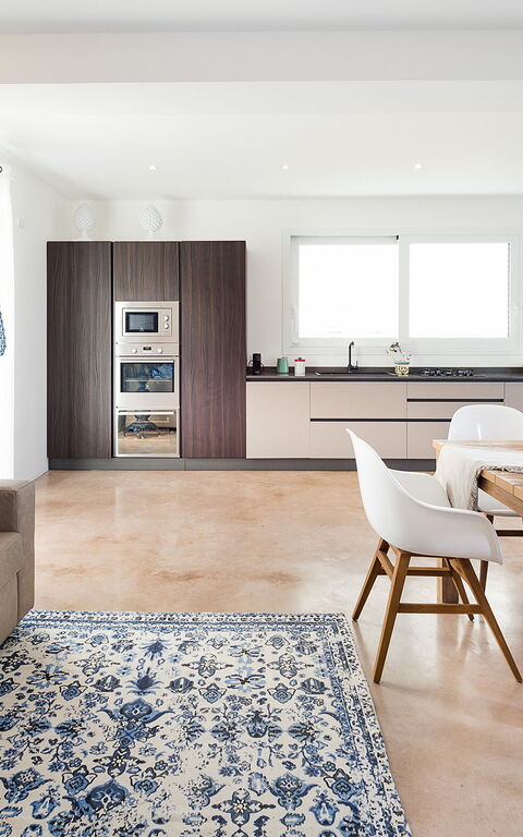 Villa San Lorenzo Fico D'india: Küche, Wohnzimmer