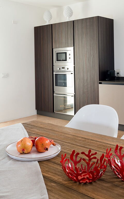 Villa San Lorenzo Fico D'india: Küche, Wohnzimmer