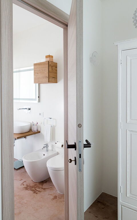 Villa San Lorenzo Fico D'india: Bad, Schlafzimmer