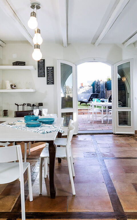 Casa Tecla: Esszimmer, Wohnzimmer