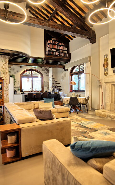 Villa Tagliaferri: Wohnzimmer