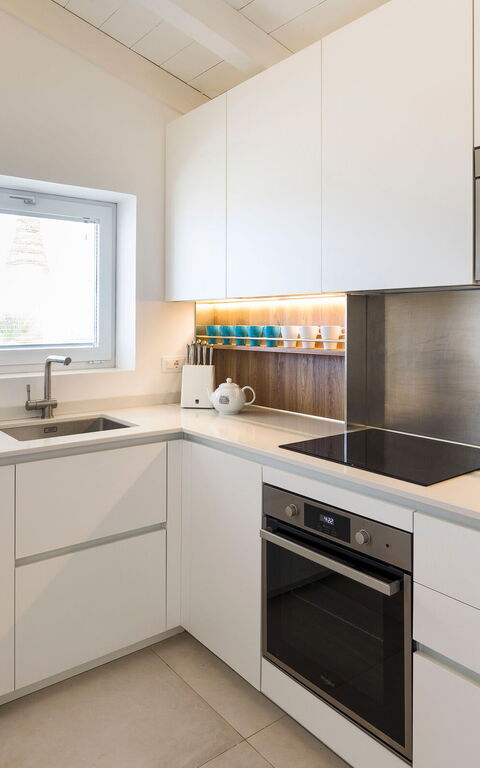 Villa Azulea: Küche, Wohnzimmer