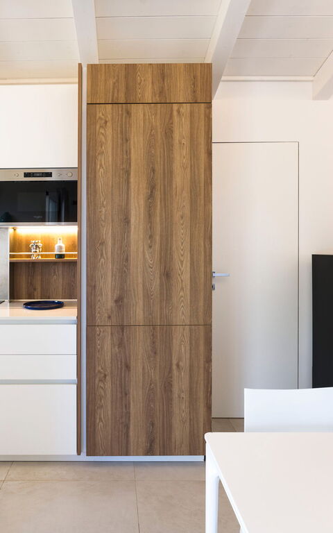 Villa Azulea: Küche, Wohnzimmer