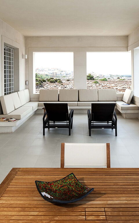 Villa Capo Passero: Balkon / Terrasse / Patio