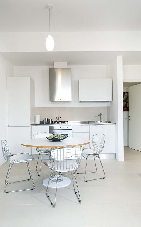 Villa Capo Passero: Küche, Wohnzimmer