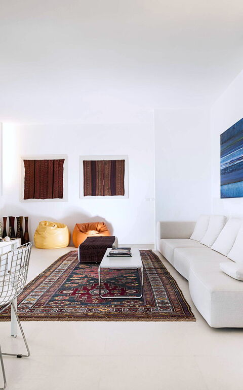 Villa Capo Passero: Wohnzimmer