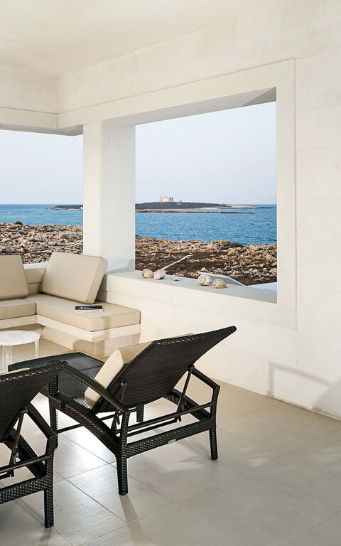 Villa Capo Passero: Balkon / Terrasse / Patio