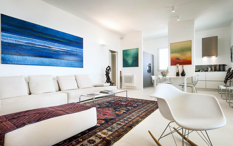 Villa Capo Passero: Wohnzimmer