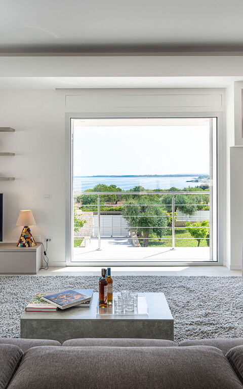 Villa Anna Plemmirio: Wohnzimmer