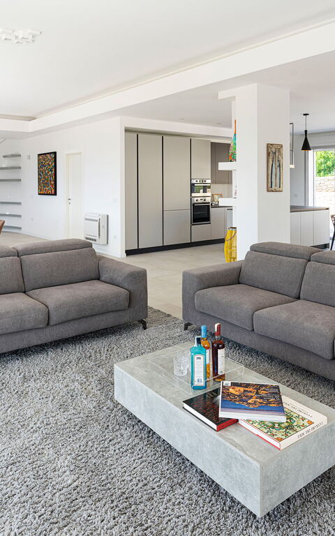 Villa Anna Plemmirio: Wohnzimmer