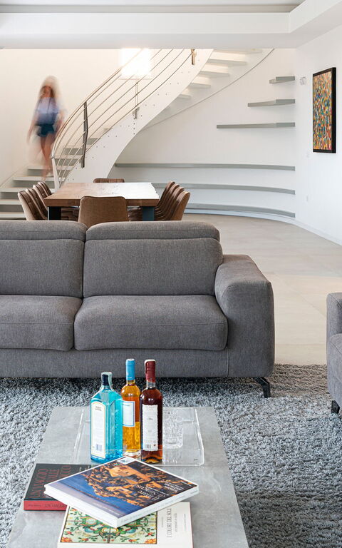 Villa Anna Plemmirio: Wohnzimmer