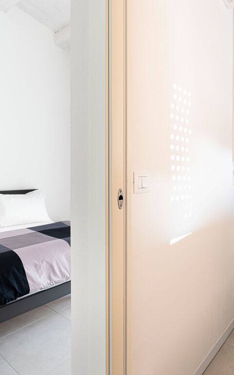 Villa Anna Plemmirio: Bad, Schlafzimmer