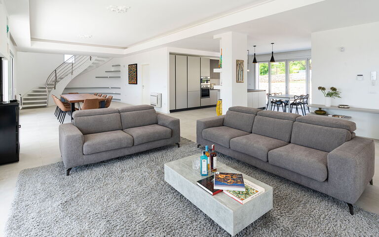 Villa Anna Plemmirio: Wohnzimmer