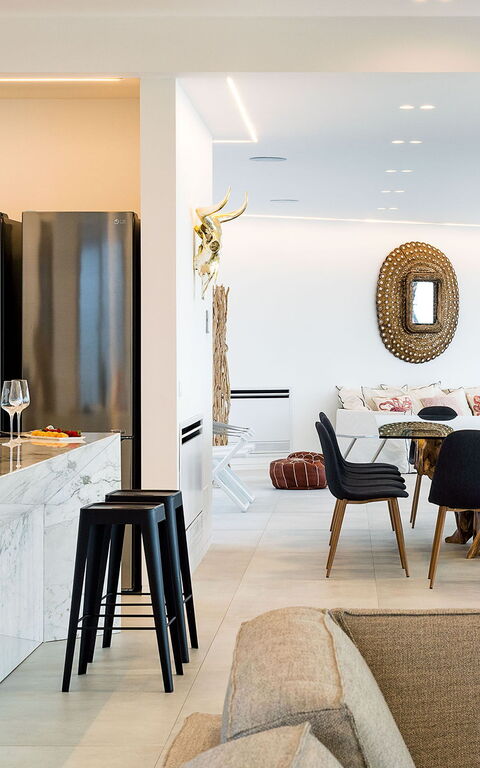 Villa Alexandra: Esszimmer, Wohnzimmer