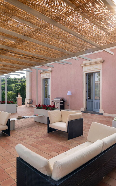 Tenuta Della Contea: Außen, Balkon / Terrasse / Patio, Draussen