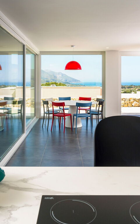 Villa Dolce: Küche, Wohnzimmer